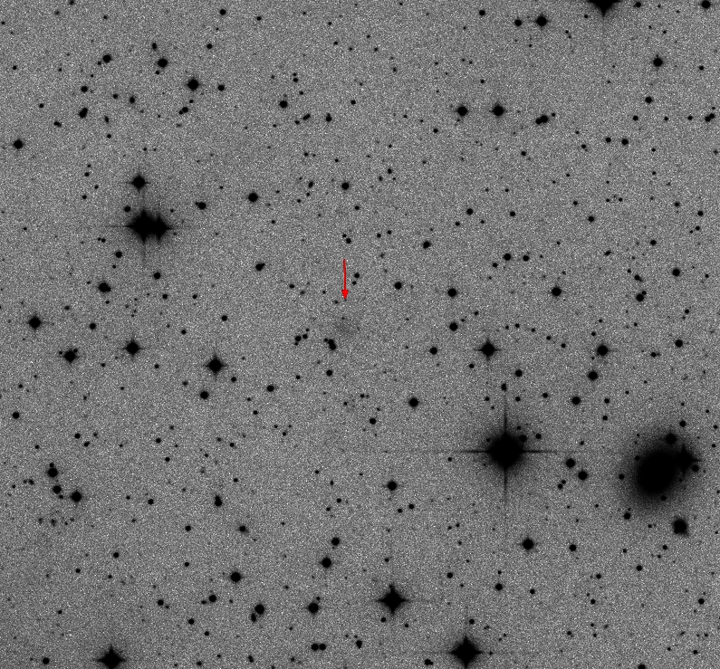 NGC7454 Ausschnitt bei NGC7454 mit Objekt