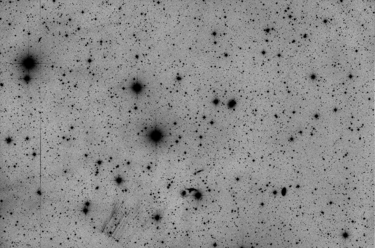 NGC7454 Gesamte Bildfeld invers